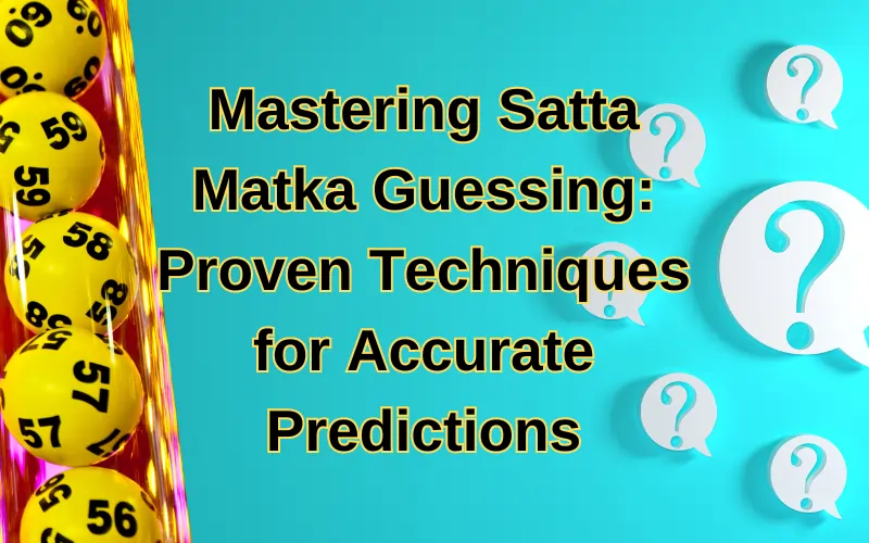 Satta Matka Guessing